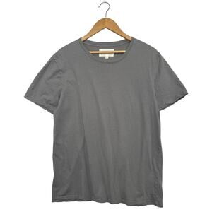 Wheat Shirt Womens Large Gray Crewneck Made USA Cotton Soft Casual Basic Tee